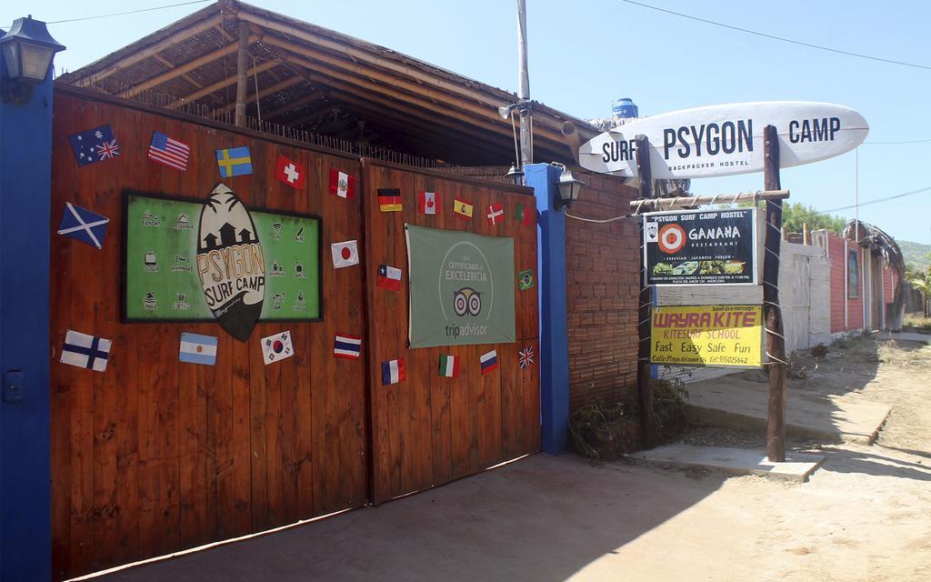 Psygon Surf Camp Hostel Mancora Bagian luar foto